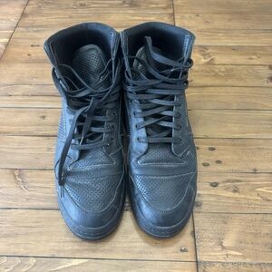 Saint Laurent Black High-Top Men's Shoes